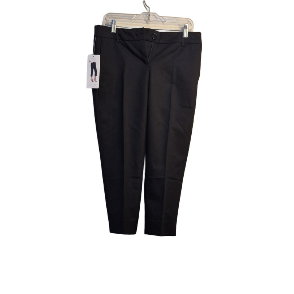 Black Cropped Trousers